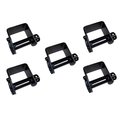 Tie 4 Safe Profile 160mm Weld On Winch Flatbed Trailer Winch for 2" - 4" Winch Strap, 5PK A11801-160-5